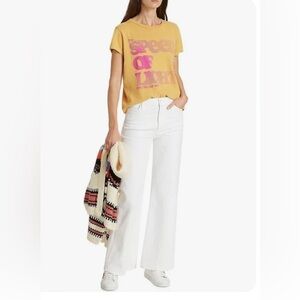 NWOT. Mother The Hustler Roller Skimp Denim